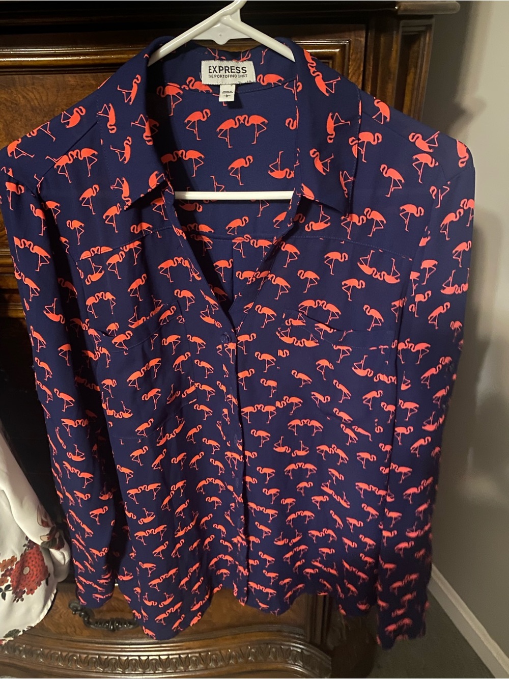 Express Flamingo Portofino Blouse